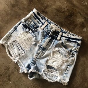 Distressed Mom Shorts